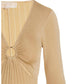 Michael Kors V-Neck Long-Sleeved Dress