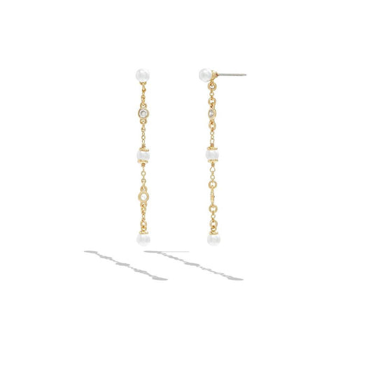 Pearl Linear Earrings