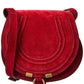 Chloé Marcie Small Suede Saddle Bag