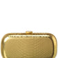Michael Kors Collection Pill Leather Minaudiere Clutch