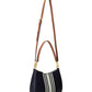 Crosshatch Leather Medium Danni Shoulder Bag