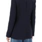 Valentino garavani v gold crepe couture blazer