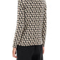 Valentino garavani toile iconographe funnel-neck sweater