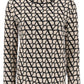 Valentino garavani toile iconographe funnel-neck sweater