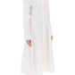 Valentino garavani compact poplin midi dress with rose