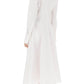 Valentino garavani compact poplin midi dress with rose