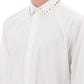 Valentino garavani shirt with rockstud untitled studs