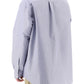 Valentino garavani technical cotton shirt with striped motif
