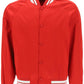Valentino garavani satin bomber jacket with maison valentino print