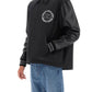 Valentino garavani varsity jacket with leather sleeves