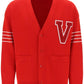 Valentino garavani v patch wool cardigan