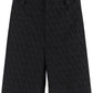 Valentino garavani shorts with toile iconographe motif