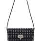 Valentino garavani rockstud23 east-west leather shoulder bag with studs and rhinestones