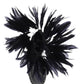Valentino garavani leather m-way rockstud combat boots with feathers