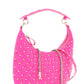 Valentino garavani small leather 'rockstud spike' hobo bag