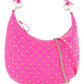 Valentino garavani small leather 'rockstud spike' hobo bag
