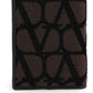 Valentino garavani toile iconographe bi-fold wallet