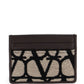 Valentino garavani toile iconographe cardholder