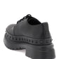 Valentino garavani rockstud m-way leather derby shoes