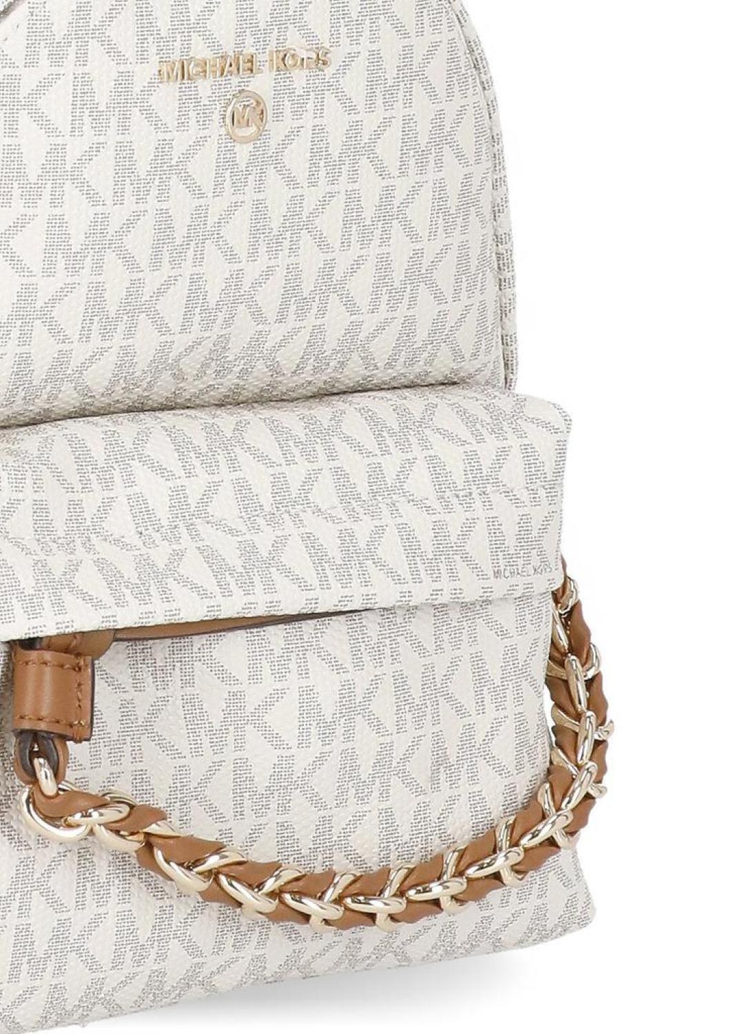 Michael Michael Kors Rhea Logo Lettering Mini Monogram Backpack