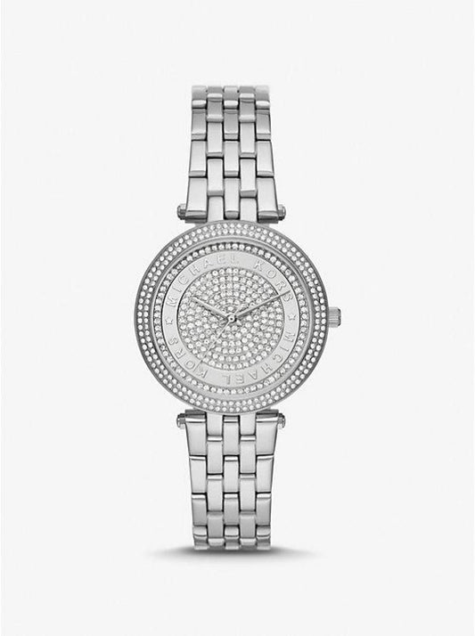 Mini Darci Pavé Silver-Tone Watch