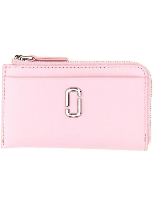 Marc Jacobs Logo Plaque Zip-Up Wallet