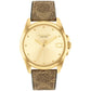 Women's Greyson Quartz Brown Leather Strap Watch 36mm