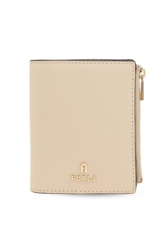Furla Camelia Logo-Lettering Bi-Fold Wallet