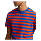 Short Sleeve Striped Crew Neck T-Shirt