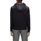 Men's Mixed Structure Zip-Up Knitted Jacket