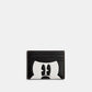 Coach Outlet Disney X Coach Slim Id Card Case With Mickey Mouse