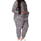 Plus Size Snake Waffle Pocket Pullover