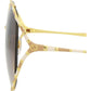 Round-Frame Metal Sunglasses