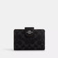 Coach Outlet Medium Corner Zip Wallet In Signature Denim