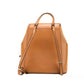 Michael Kors Phoebe Medium  Signature PVC Leather Flap Backpack Women's Bookbag