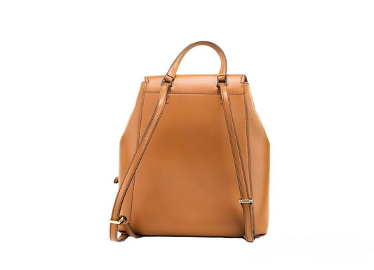 Michael Kors Phoebe Medium  Signature PVC Leather Flap Backpack Women's Bookbag
