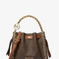Mina Small Signature Logo Chain Crossbody Bag