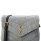 Saint Laurent LouLou Toy Matelasse Denim Shoulder Bag