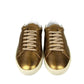 Saint Laurent Men's  Metallic Leather SL06 Sneakers