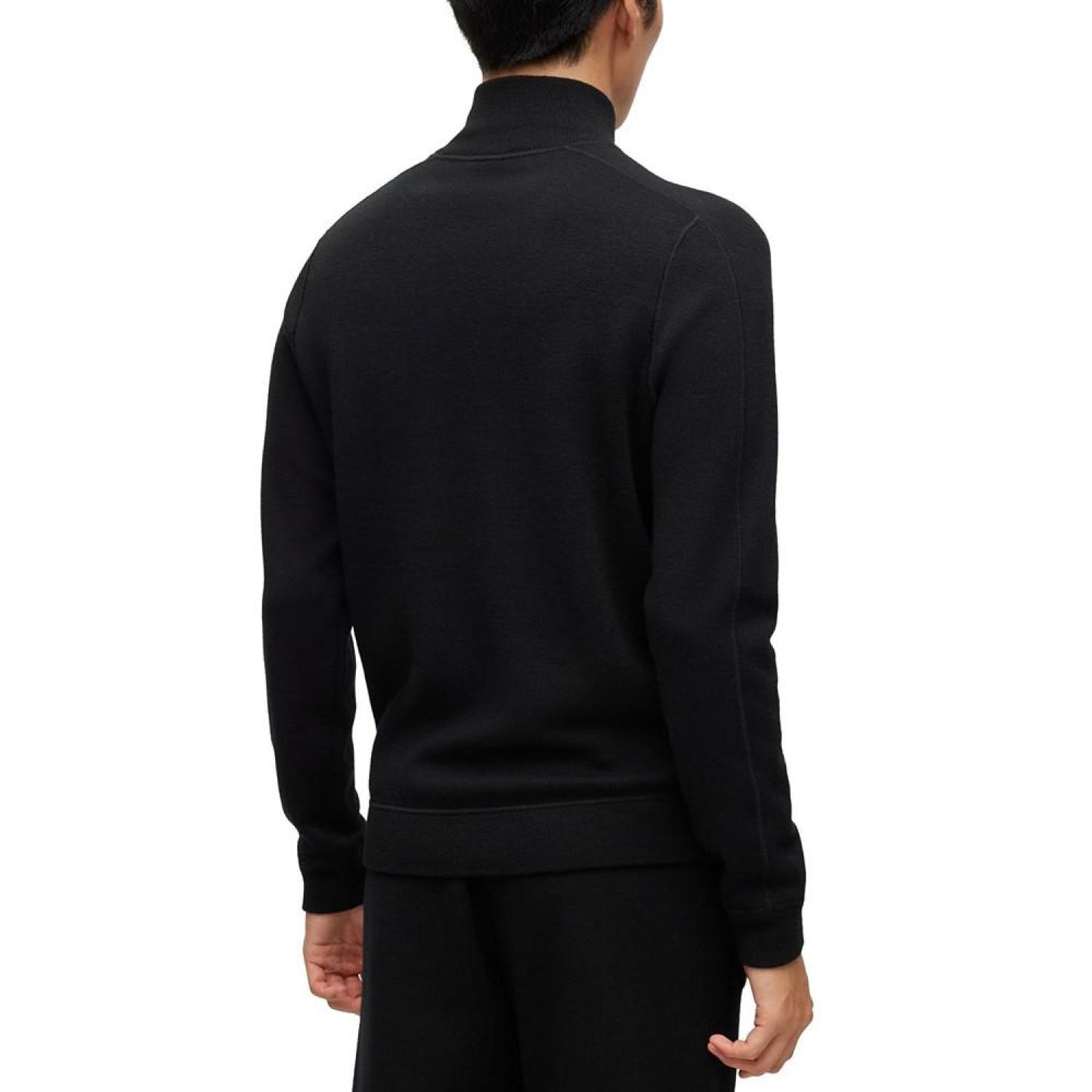 Men's Signature-Stripe Regular-Fit Zip-Up Cardigan