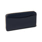 Shaggy Embossed Saffiano Leather Zip Around Continental Wallet