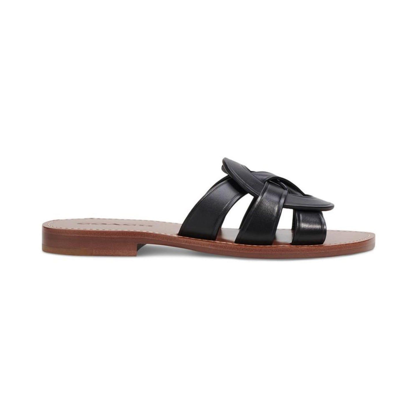 Issa "C" Emblem Slide Sandals