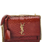 Saint Laurent Sunset Small Python Shoulder Bag