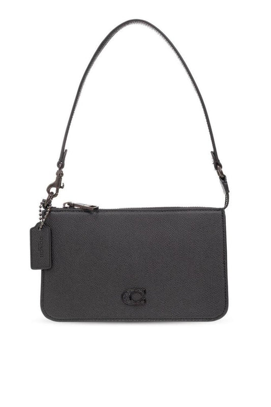 Coach Logo Motif Plaque Shoulder Bag