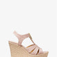 Berkley Logo Jacquard Wedge Sandal
