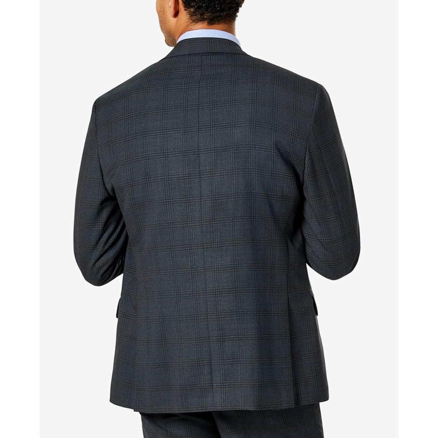 Men's Modern-Fit Airsoft Stretch Wool Suit Jacket