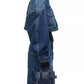 The Micro Denim-Printed Leather Tote Bag