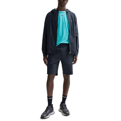 Men's Decorative Reflective Artwork Regular-Fit Shorts