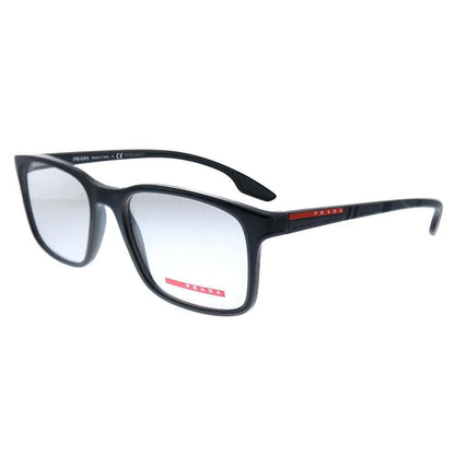 Prada Linea Rossa Lifestyle PS 01LV 1AB1O1 52mm Unisex Rectangle Eyeglasses 52mm