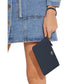 Polished Pebble Leather Small Zip-Top Wristlet